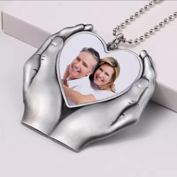 Hands Holding Heart Keyring Thumbnail