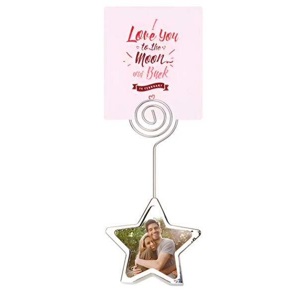 Desktop Stand/ Placeholder with Metal Insert - Star Thumbnail