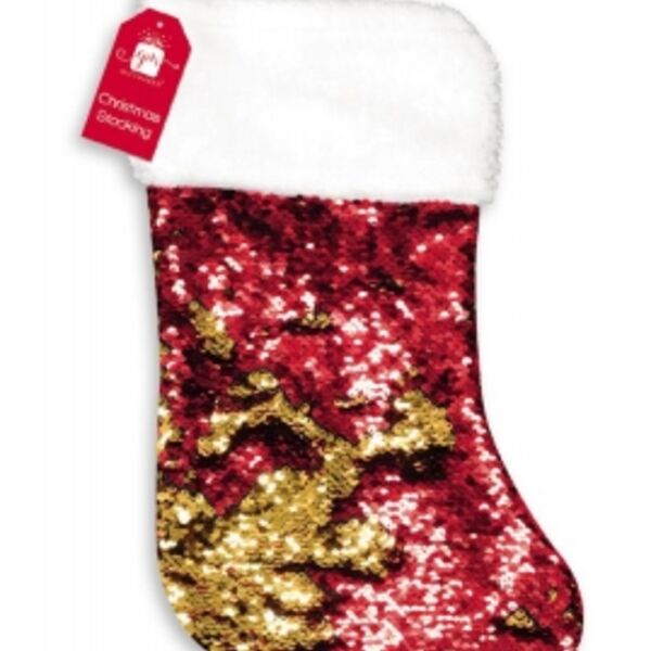 Sequin Christmas stocking Thumbnail