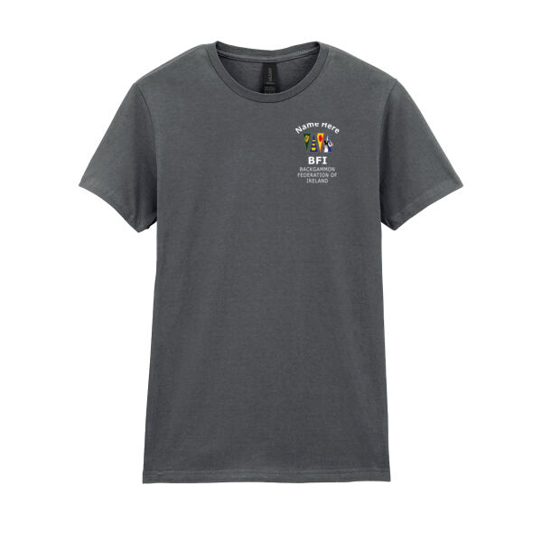 Backgammon Federation Of Ireland - Softstyle™ women's ringspun t-shirt Thumbnail
