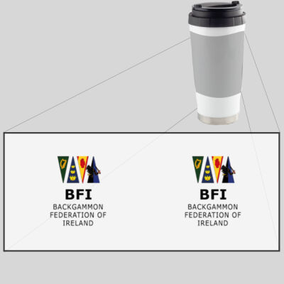 Backgammon Federation Of Ireland - 16oz Thermos Cup Thumbnail