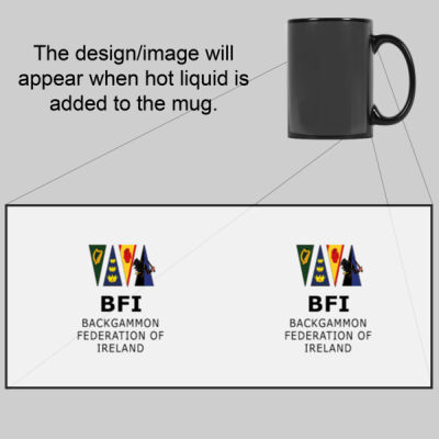 Backgammon Federation Of Ireland - Magic Colour Changing Mug Thumbnail